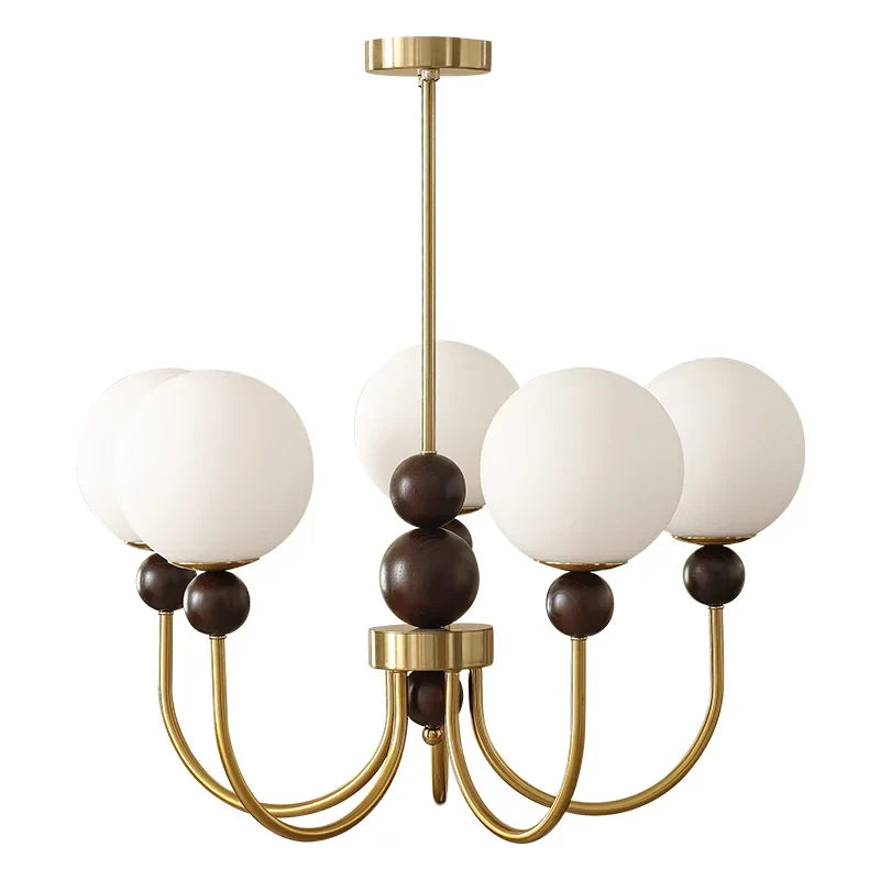 Afralia™ Vintage Chandelier Wind Lamp for Living Room, Study - French Medieval Style