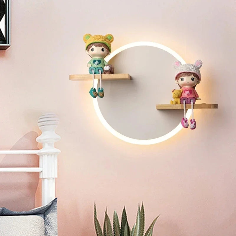 Afralia™ LED Wall Lamp: Modern Nordic Design for Children's Room, Bedroom, Living Room