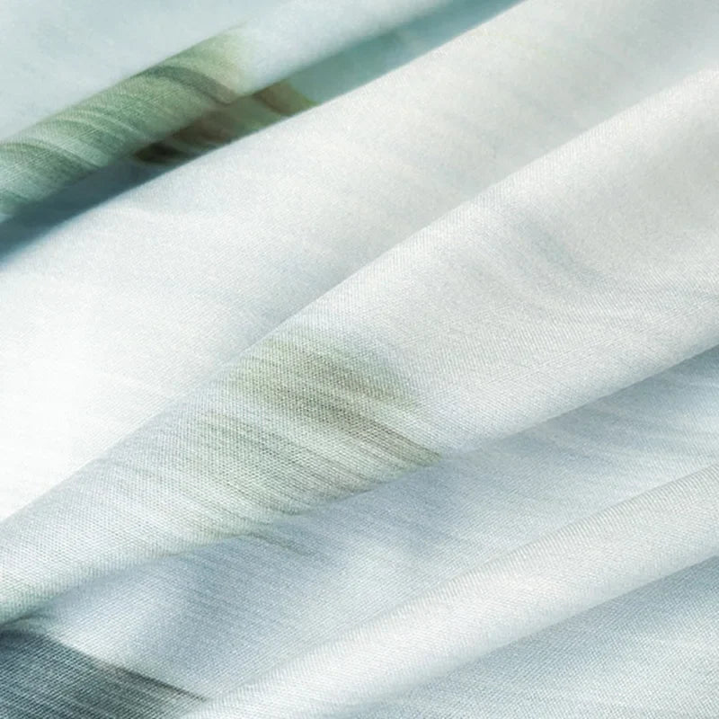 Afralia™ Silky Bedding Set with Digital Print for King Queen Bed - 4 Piece Set