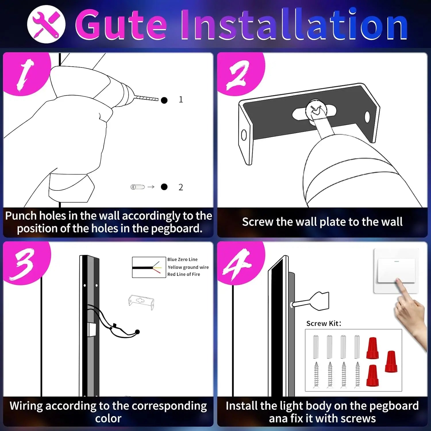 Afralia™ RGB LED Outdoor Wall Lantern Sconce IP65 Waterproof 7-Color Dimmable Light