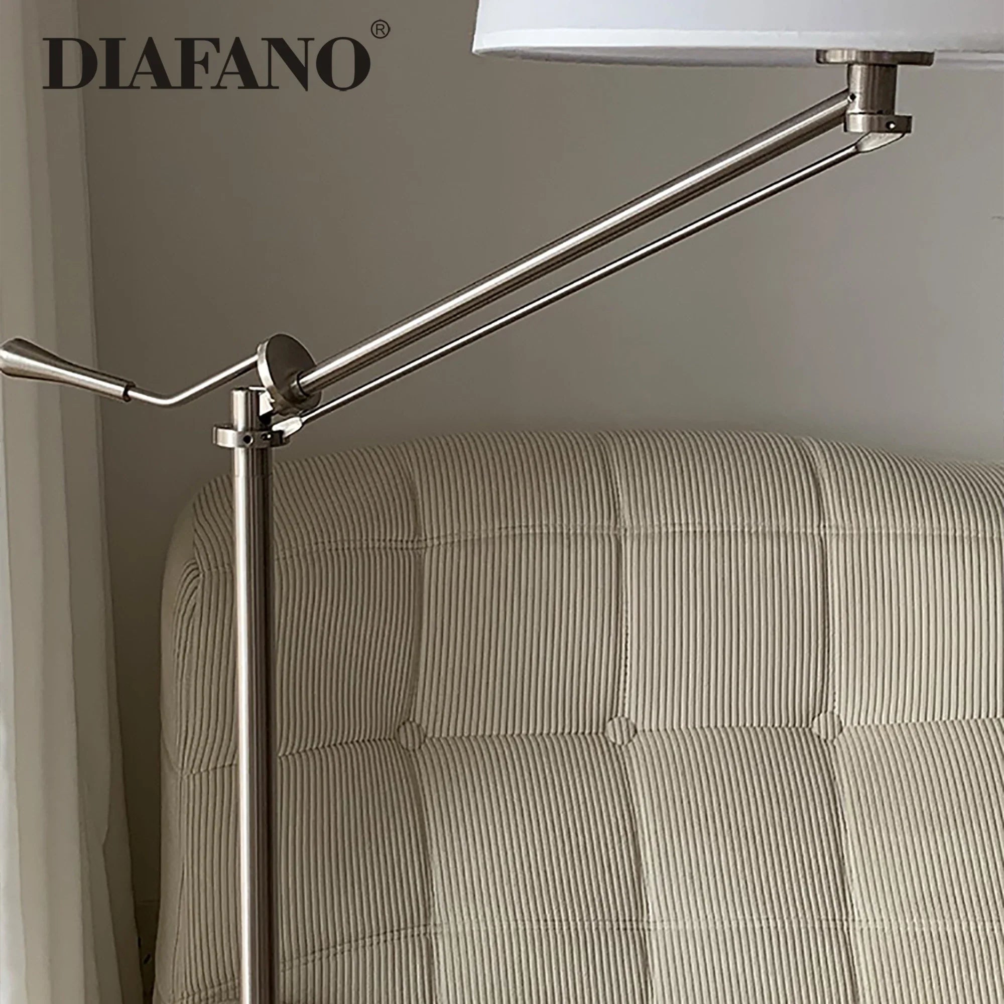 Afralia™ Adjustable LED Floor Lamp for Modern Industrial Decor