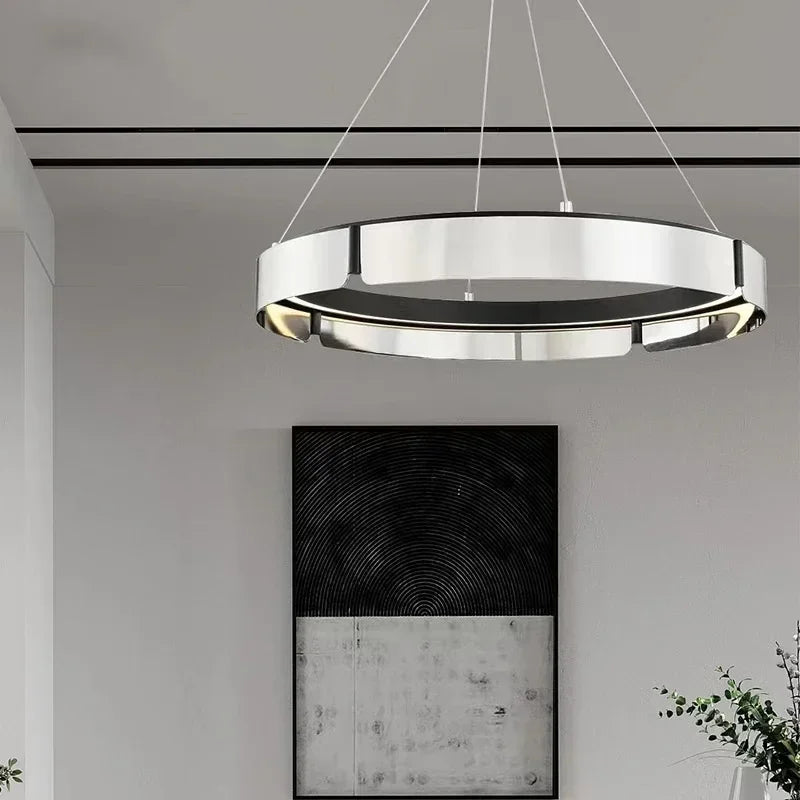 Afralia™ LED Chandelier: Modern Minimalist Pendant Light for Living, Dining, Kitchen, Bedroom