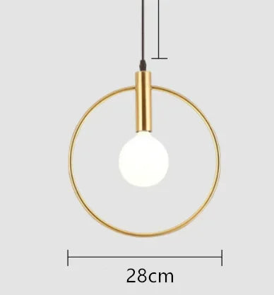 Afralia™ Modern Minimalist Metal Pendant Light Glass Ball Kitchen Living Room Decor