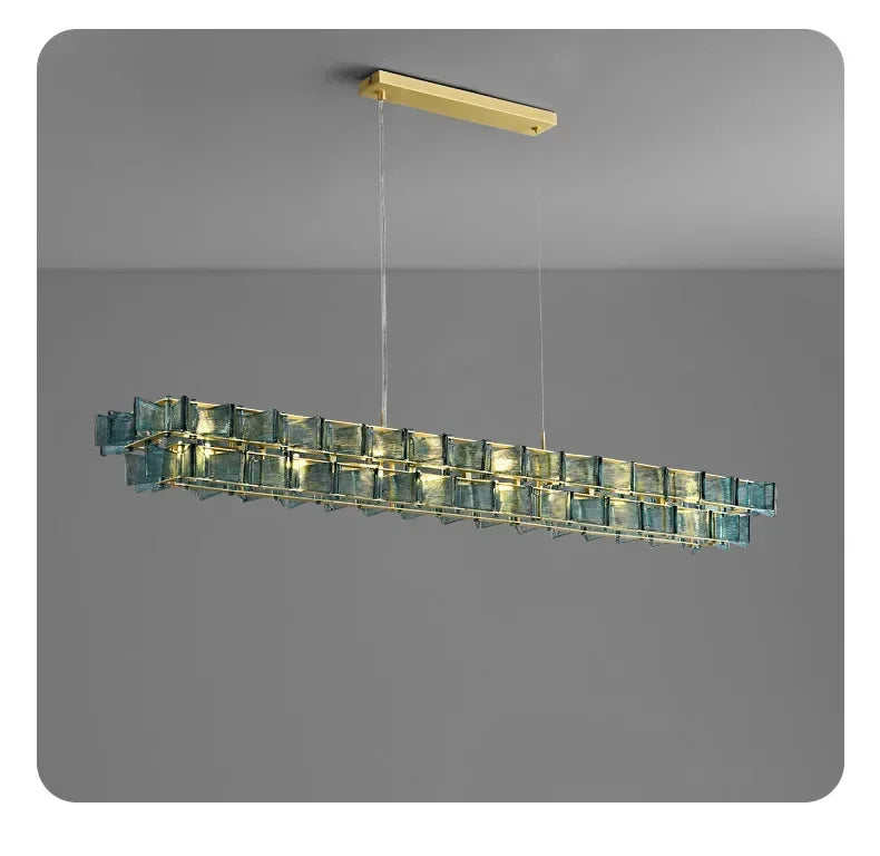 Afralia™ Luxury Glass Chandelier for Living Room Hotel Bedroom Bar Home Decoration