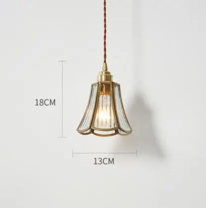 Afralia™ Blue Glass Pendant Lights for Bedroom Dinning Living Room