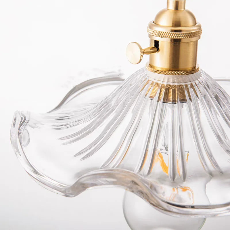 Afralia™ Glass LED Pendant Light: Modern Nordic Design for Bedroom, Study, Living Room