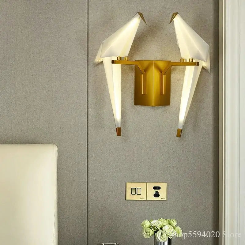 Afralia™ Little Bird LED Wall Lamp: Modern Nordic Style Bedroom Living Room Sconce