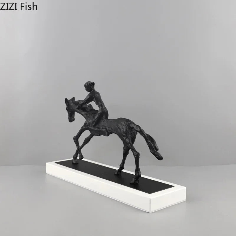 Afralia™ Modern Abstract Figures Sculpture for Desk Decor and Room Aesthetics