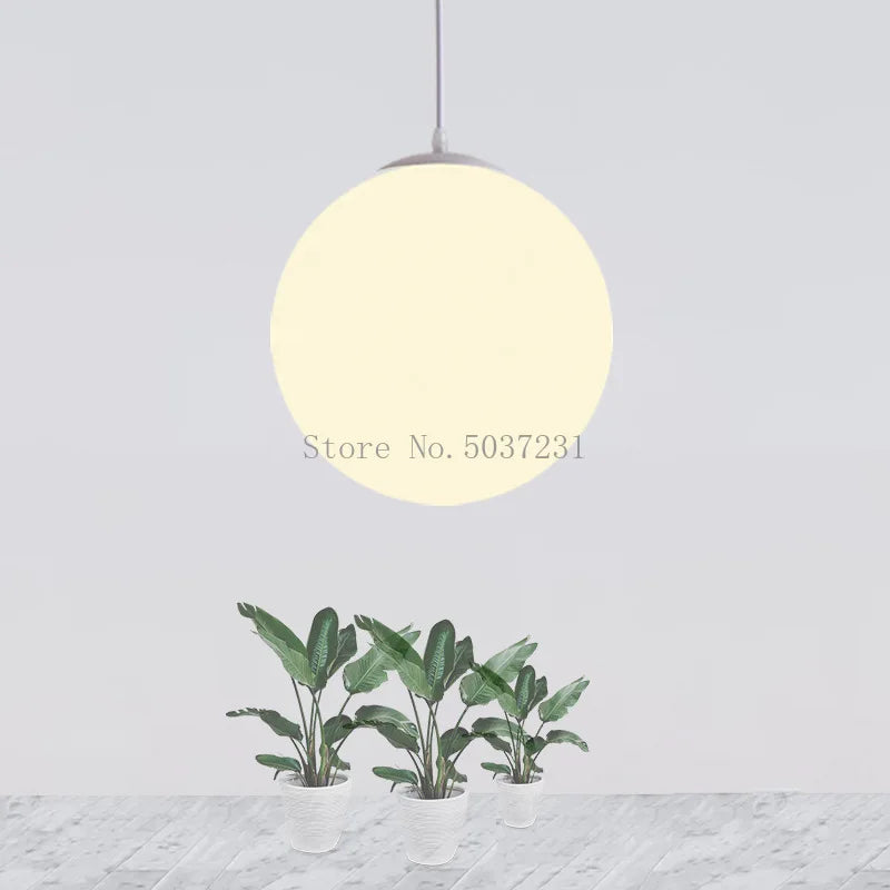 Afralia™ Acrylic Ball Pendant Lights Modern Nordic Led Hanging Lamp for Living Room