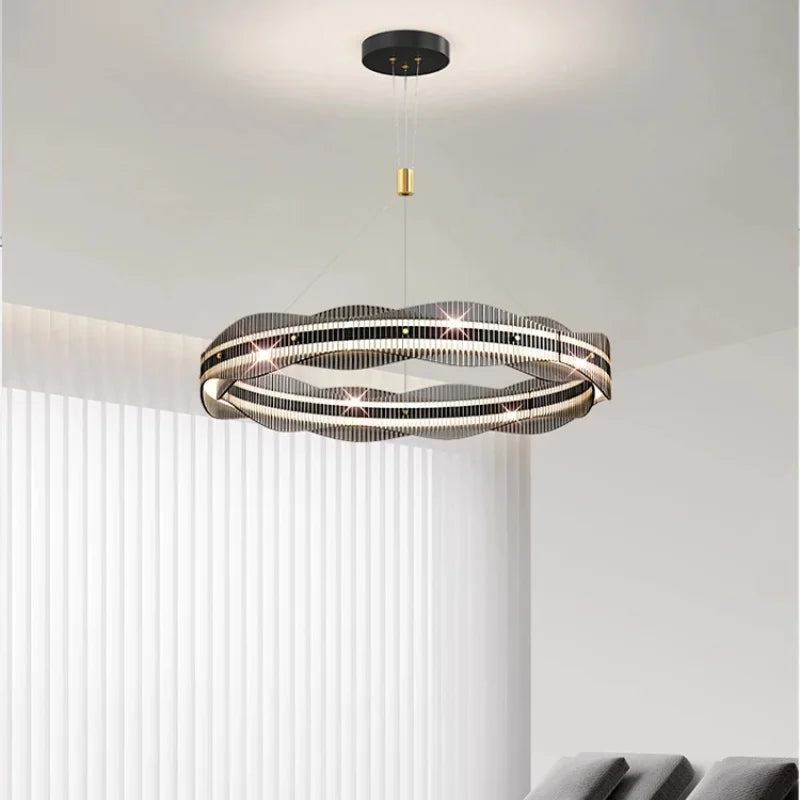 Afralia™ LED Pendant Light: Modern Minimalist Chandelier for Living, Dining, Kitchen, Bedroom, Office