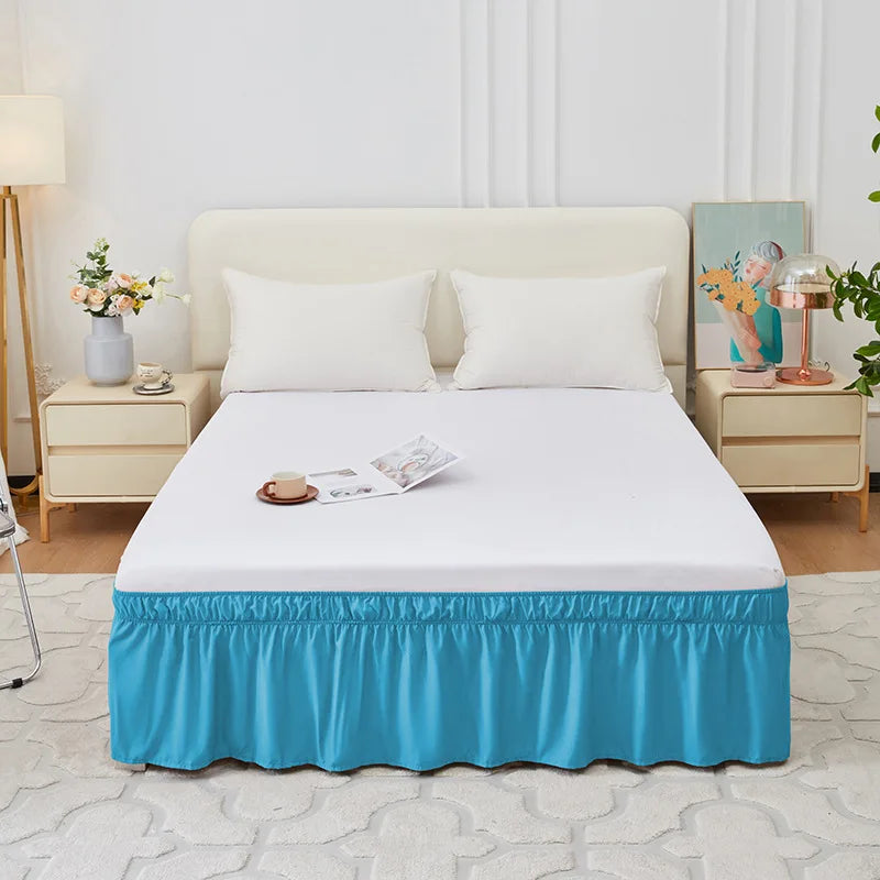 Afralia™ Non Slip Elastic Bed Skirt for Queen King Beds