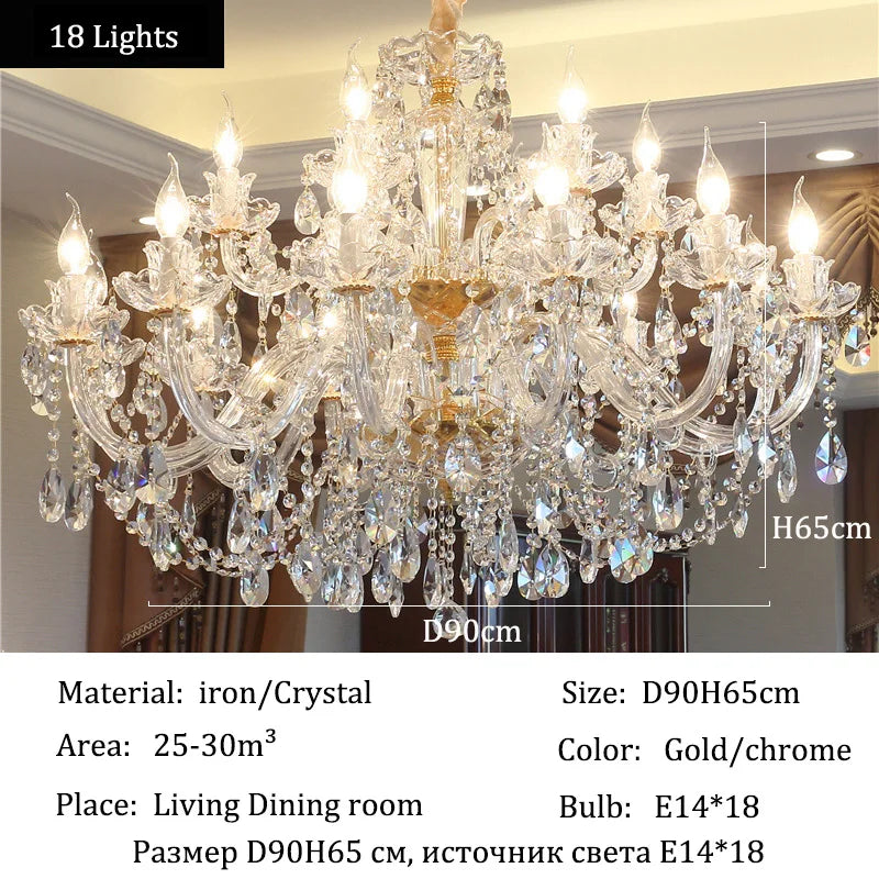 Afralia™ Crystal Chandeliers: Luxury LED Ceiling Pendant Lights for Elegant Villa Living Room