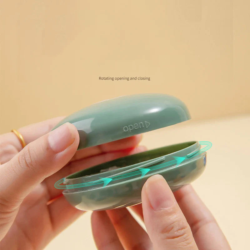 Afralia™ Pill Box Organizer 6 Grids - Portable, Moisture-Proof Storage Dispenser