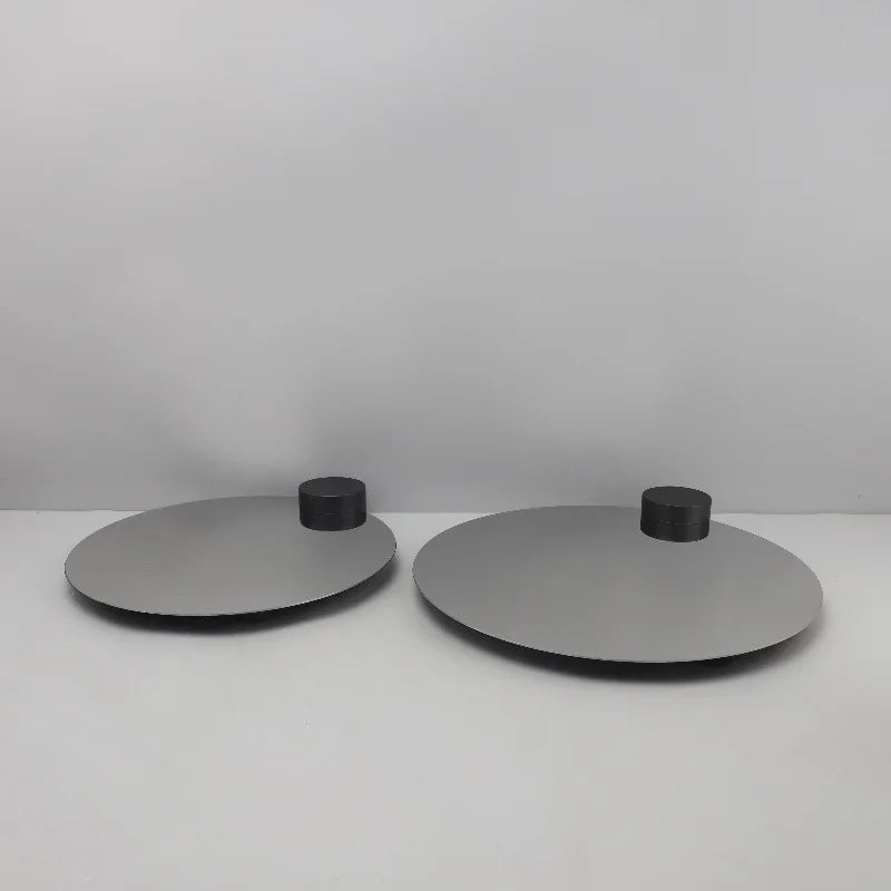 Afralia™ Modern Oval Stainless Steel Leather Tray for Home Decor