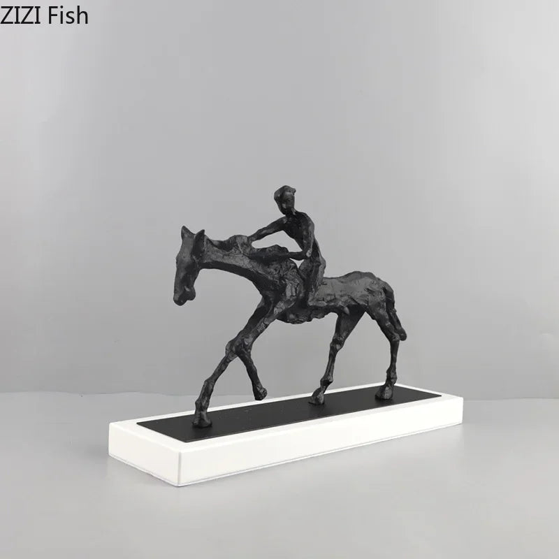 Afralia™ Modern Abstract Figures Sculpture for Desk Decor and Room Aesthetics