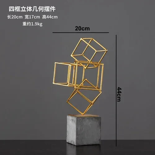 Resin Gymnast Art Sculpture by Afralia™ - Abstract Figure Statue for Home Decor