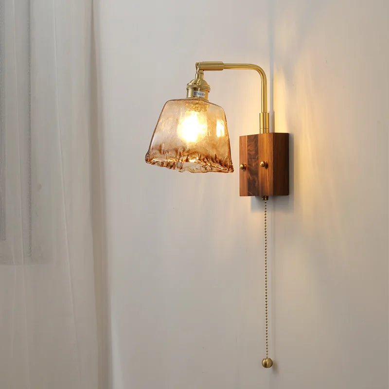 Afralia™ Retro Copper Wall Lamp for Modern Living Dining Bedroom Lighting