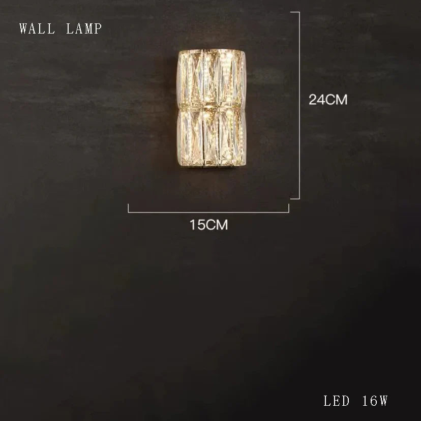 Afralia™ Crystal Ceiling Chandelier | Luxury Glass Hanging Lamps LED Décor