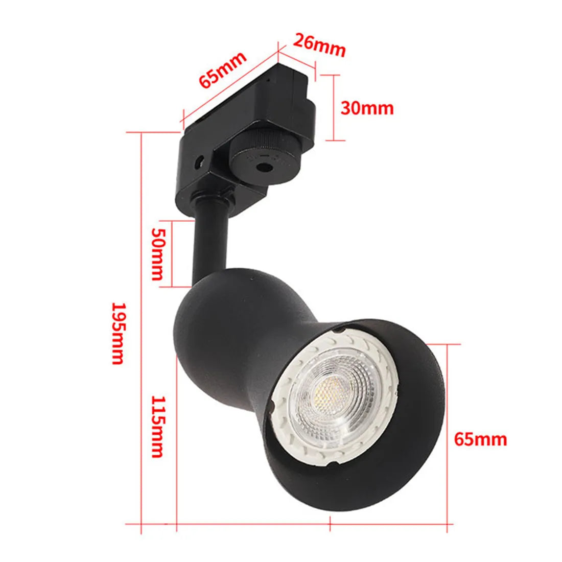 Afralia™ Mini GU10 Track Lights - H Type Ceiling Spotlight for Art Exhibition, Task Lighting