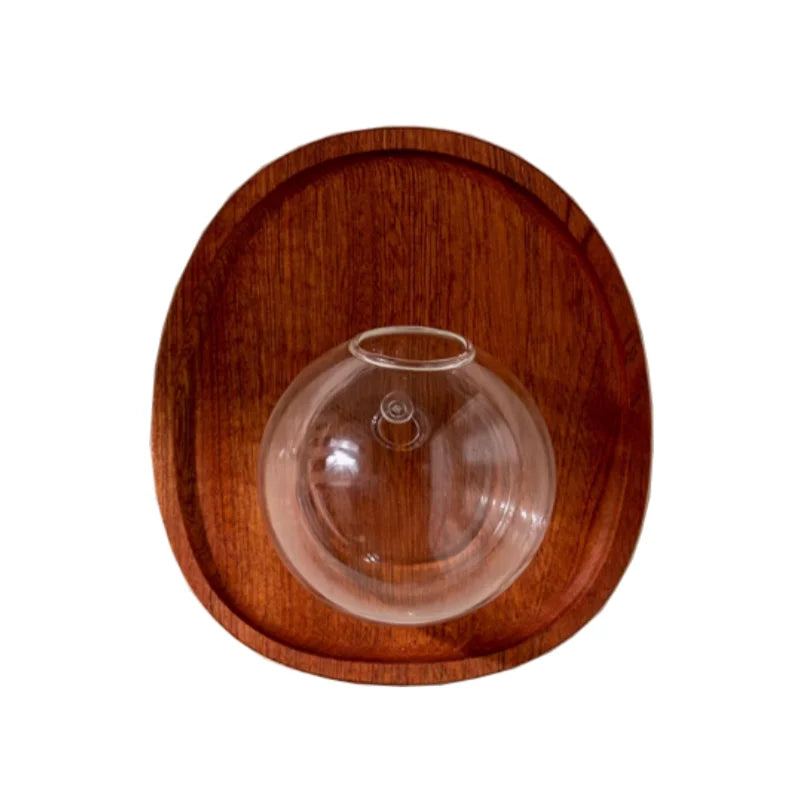 Afralia™ Glass Vase Flowerpot Wall Decoration for Home Décor and Hydroponics