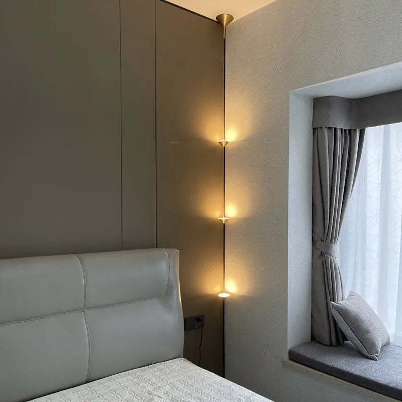 Nordic LED Pendant Lights by Afralia™ - Modern Gold Black Metal Hanging Lamp