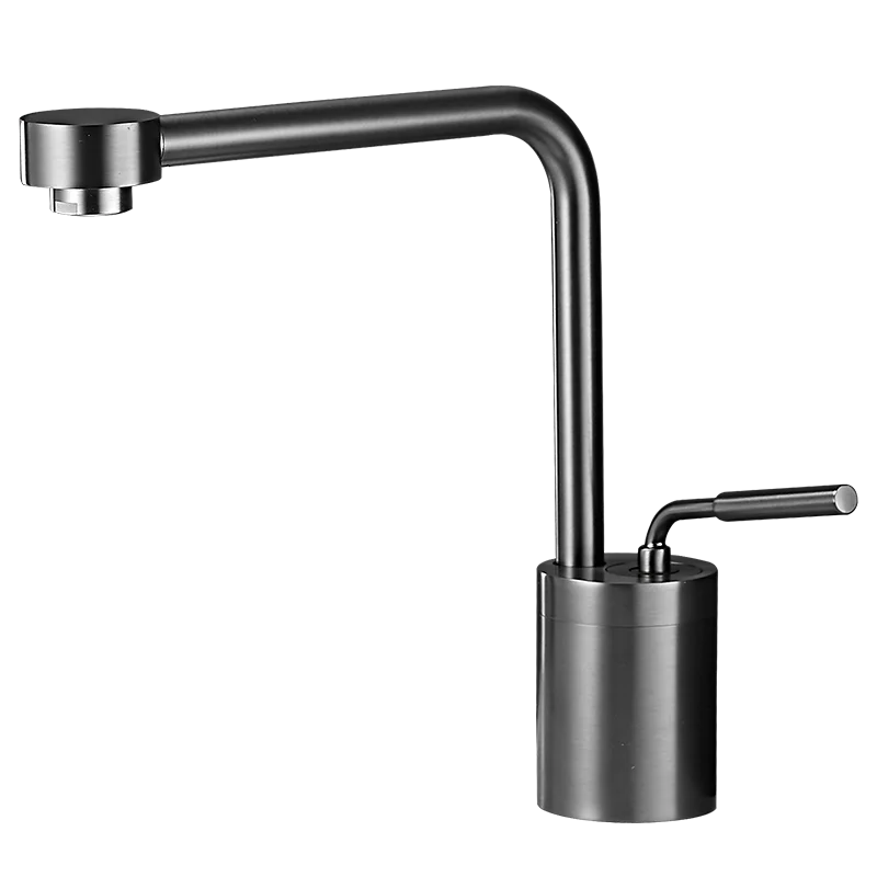 Afralia™ Brushed Gold Kitchen and Bathroom Faucet Swivel Sink Water Crane, Hot Cold Basin Faucet