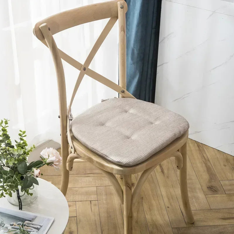 Afralia™ Dining Chair Cushions: Multi Color Seat Cushion with Straps for Outdoor & Dining Room