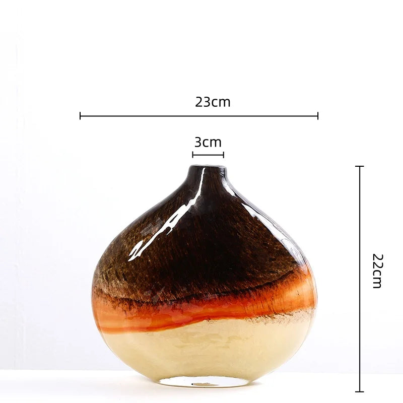 Afralia™ Gradient Glass Vase Hydroponics Terrarium Flower Home Decor