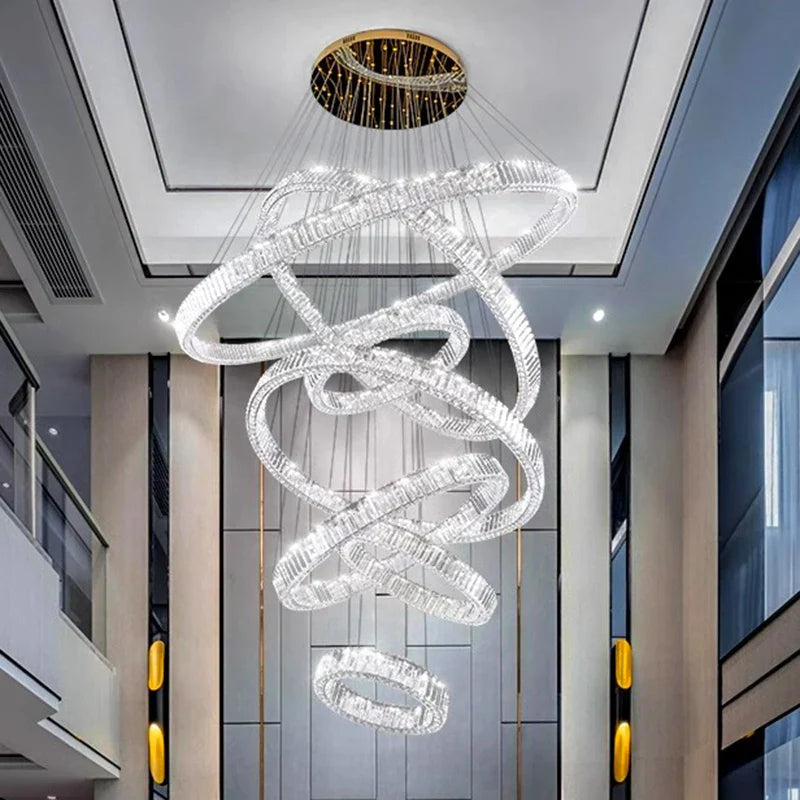 Afralia™ LED Chandelier for Modern Bedroom Living Room Decor Lighting