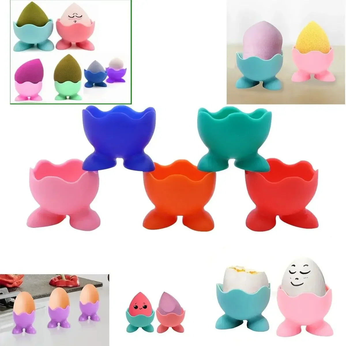 Afralia™ Egg Cup Holder Rack for Kitchen Breakfast Cooking Tools