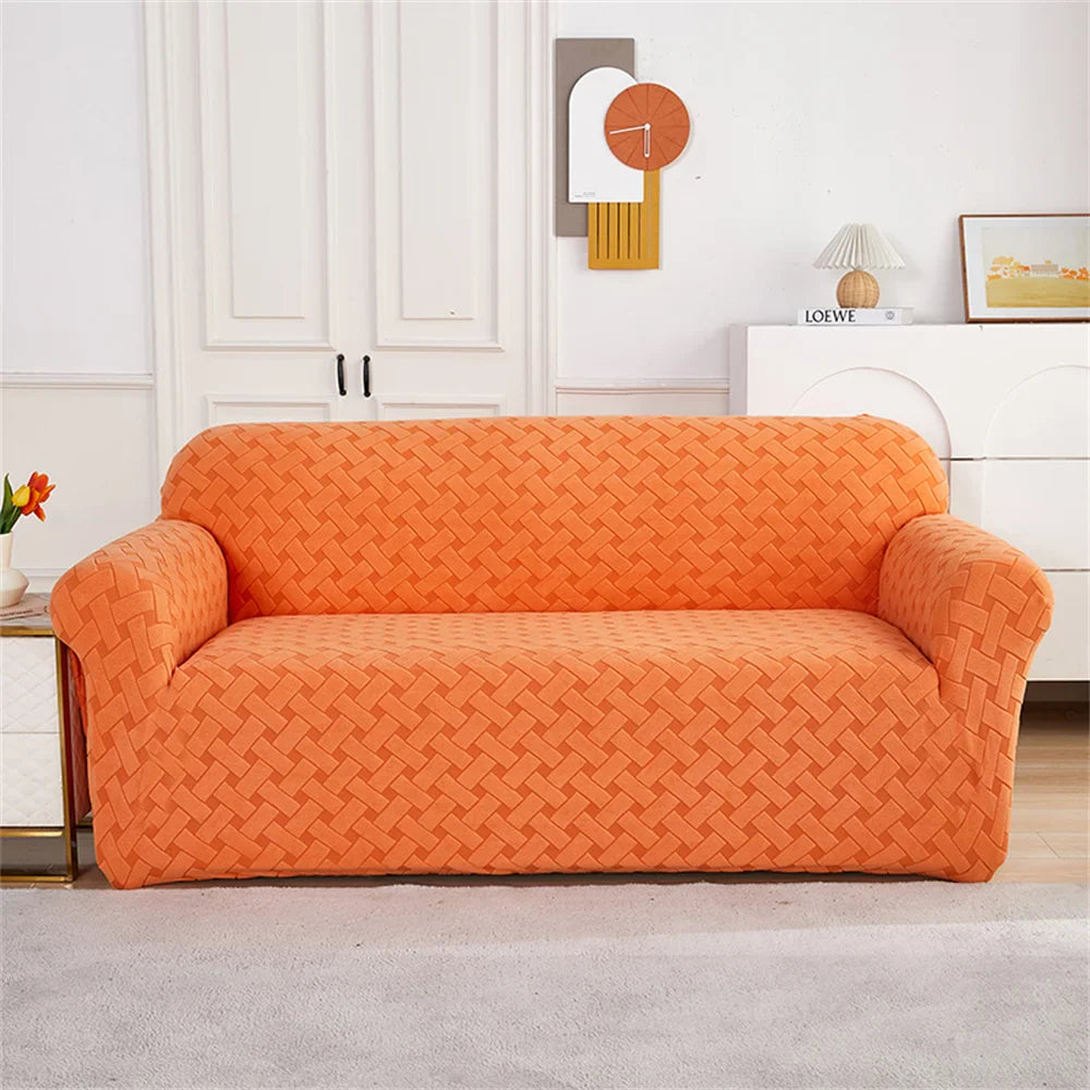 Afralia™ Thick Velvet Sofa Cover: 1/2/3/4 Seats Stretch Slipcover Protector
