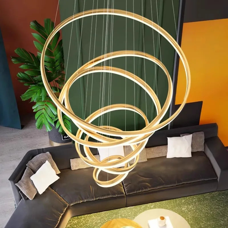 Afralia™ Modern Pendant Lights Indoor Dining Room Chandelier Ceiling Lamp