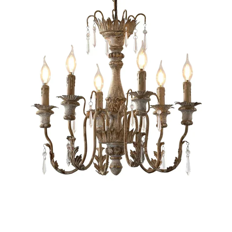 Afralia™ Wood Art Chandelier for Living Room, Dining Room, Bedroom, Kitchen, Cafe