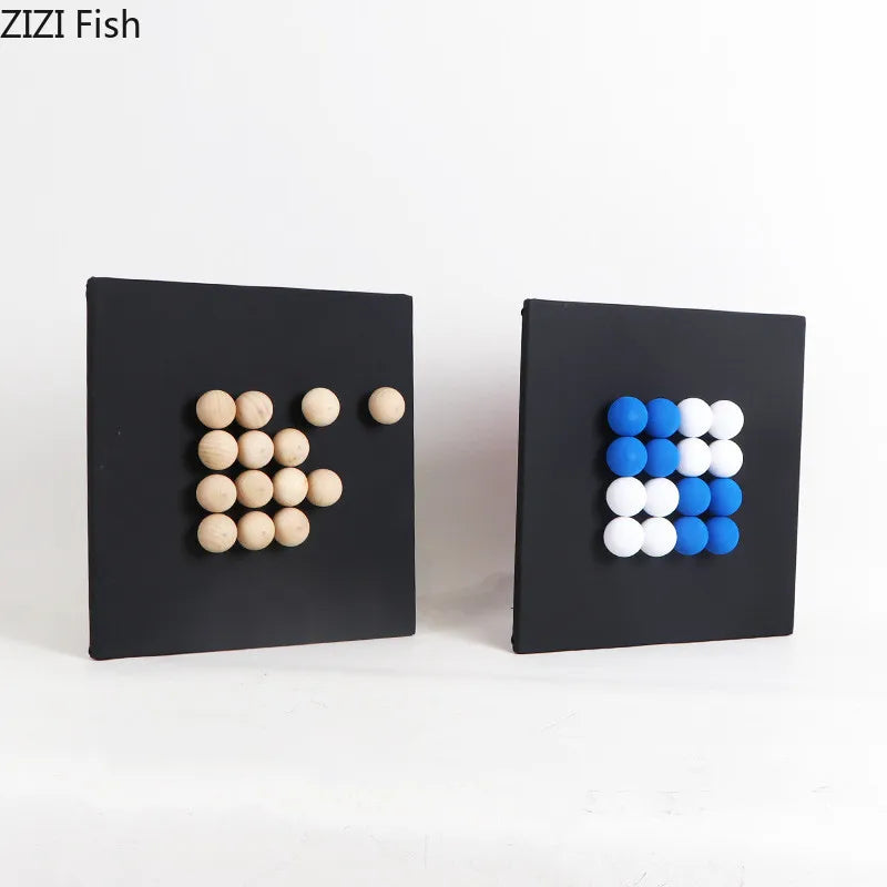 Afralia™ 3D Ball Hanging Wall Decor Ornaments Modern Living Room Background Art