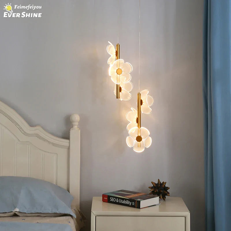 Afralia™ Nordic Lustre LED Pendant Lamp for Bedroom Home Decor