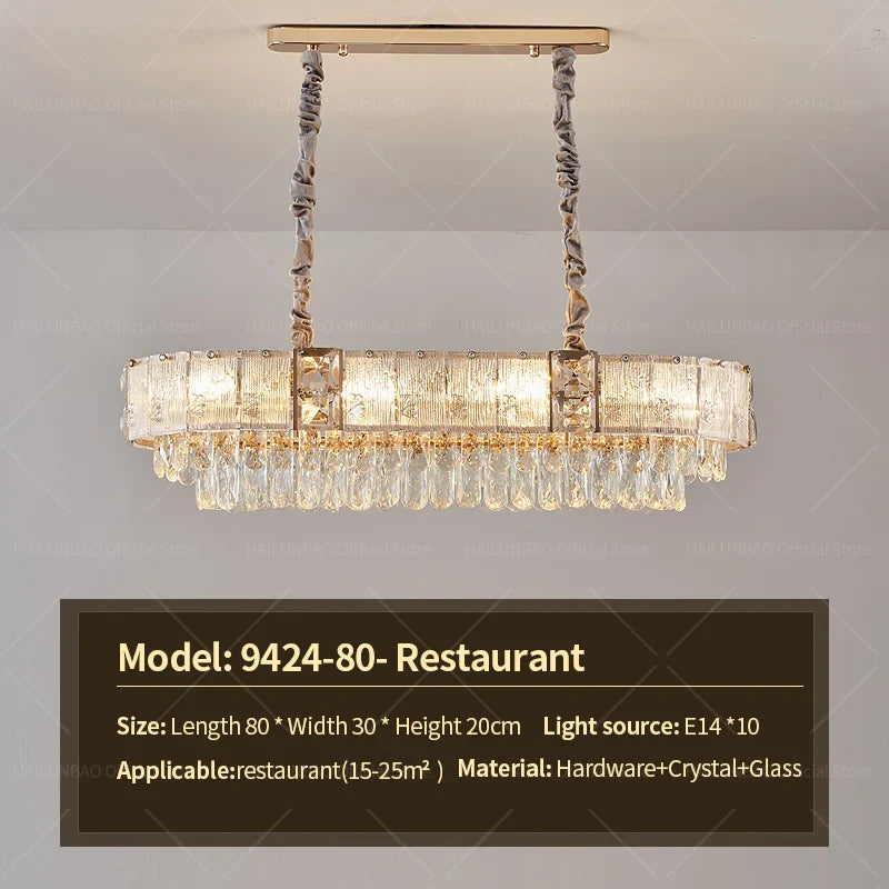 Afralia™ Modern Crystal Chandelier for Luxe Living Ambiance