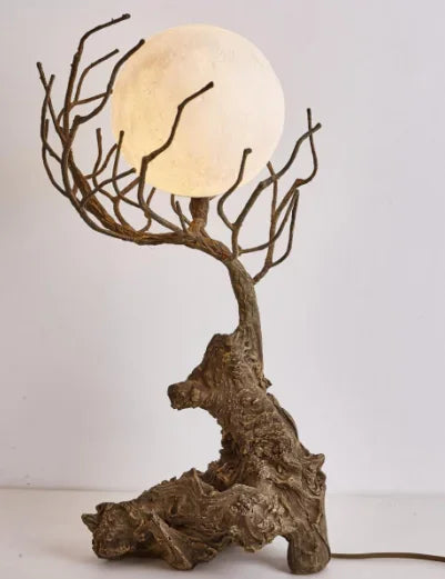 Afralia™ Retro Moon Chandelier: Modern Art Pendant Light for Living Room, Bedroom, Restaurant Fixtures