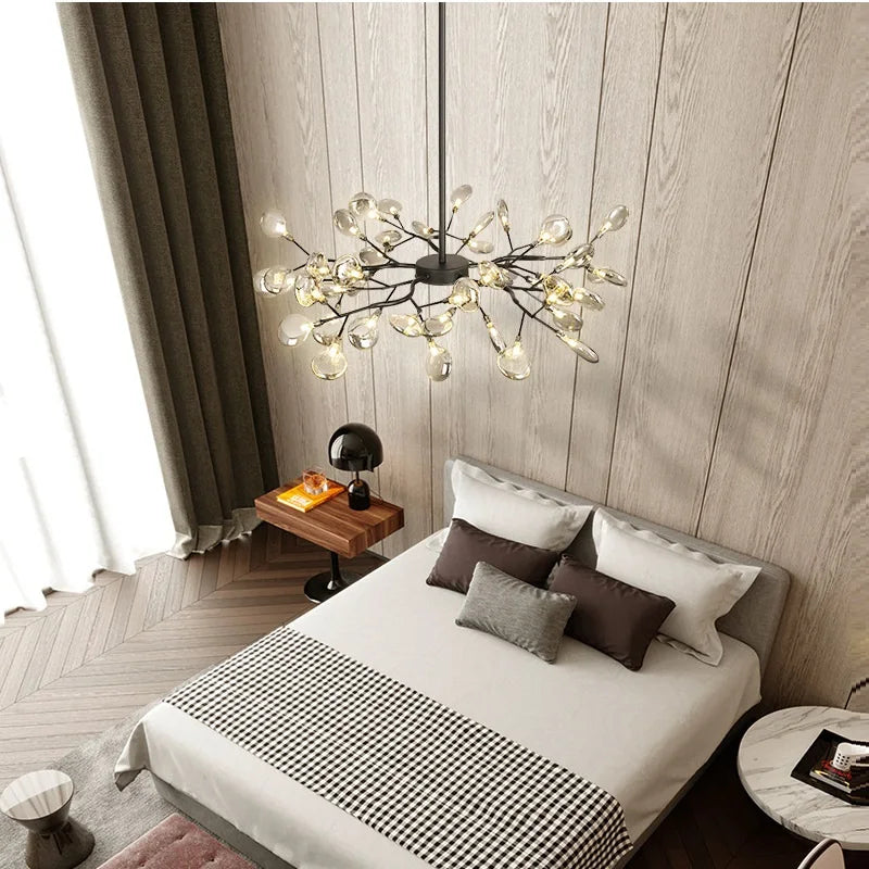 Afralia™ Modern LED Chandelier - Luxurious Nordic Firefly Lamp for Home Indoor Lighting