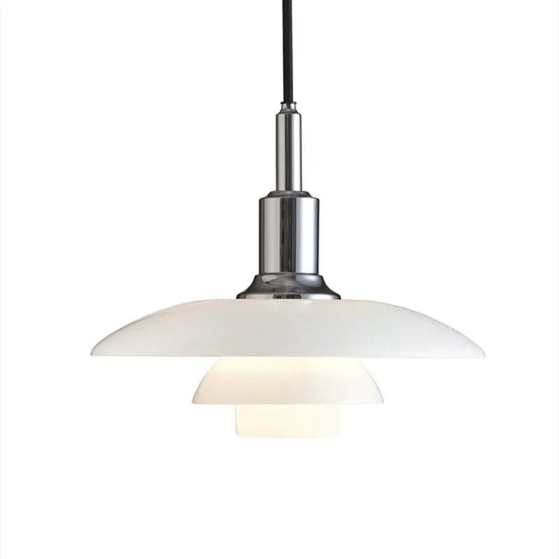 Afralia™ Glass Pendant Light Gold Chrome Hanging Lamp for Kitchen Island & Bedroom