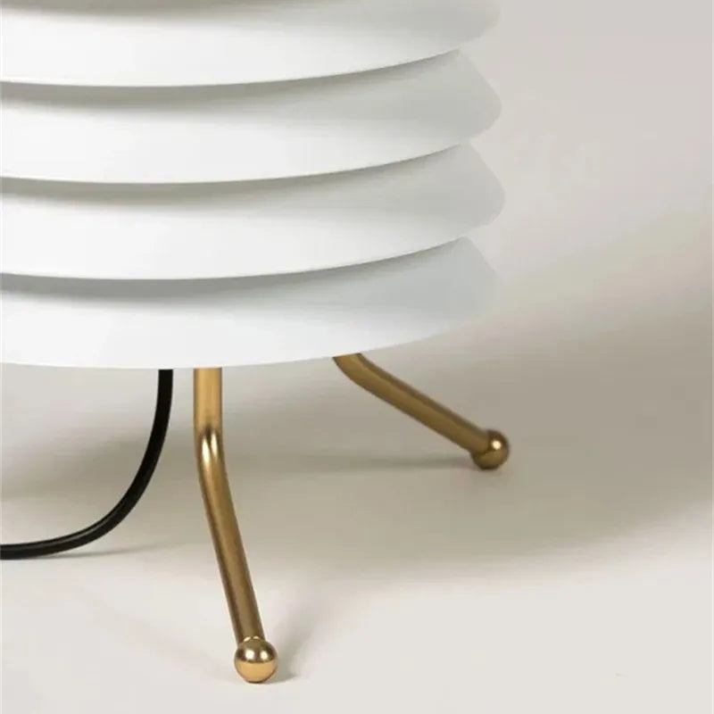 Afralia™ Maija Table Lamp: Medieval Nordic Design Replica, White Bedside & Living Room Light