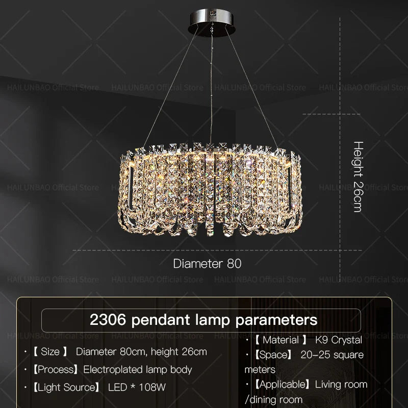 Afralia™ Crystal Chandelier for Elegant European Living Spaces