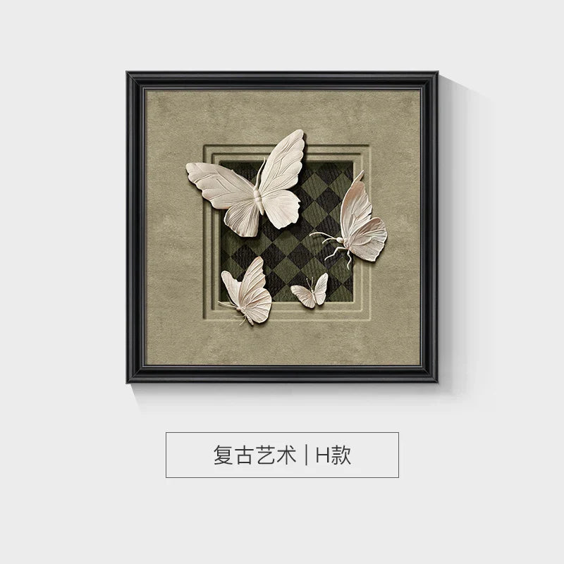 Afralia™ Animal Wall Decor Frame Set Art Painting Poster Room Aesthetic Decoration