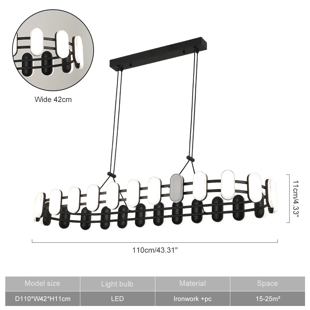 Afralia™ Minimalist Round Pendant Light for Dining Living Bedroom Decor