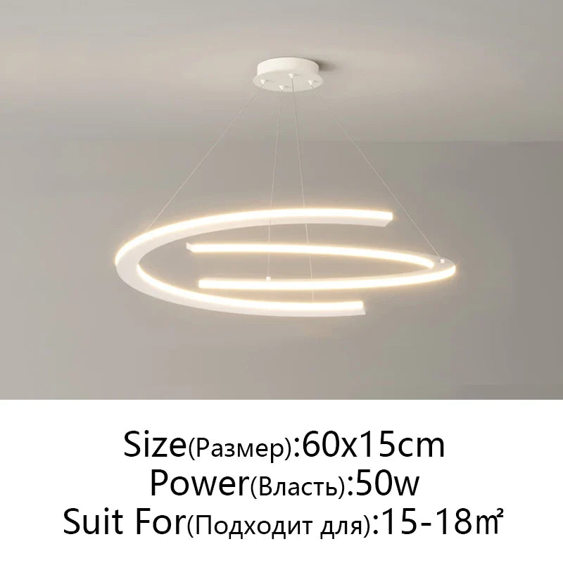 Afralia™ Modern Luxury Chandelier: Minimalist Nordic Living Room Pendant Lamp