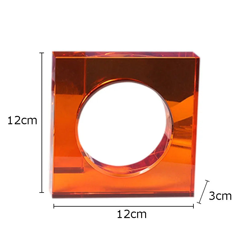 Afralia™ Geometric Crystal Arch Glass Sculpture Desk Decoration Ornament