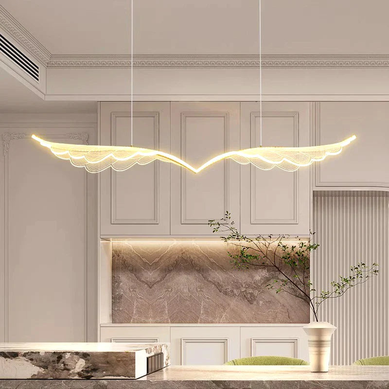 Afralia™ Modern Indoor Pendant Chandelier LED Ceiling Light for Dining Room & Living Room