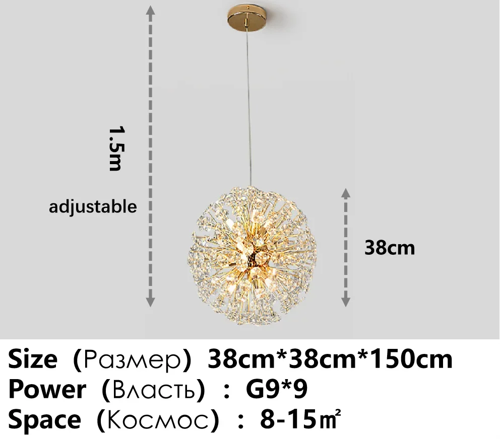 Afralia™ LED Ceiling Chandelier for Home Décor & Lighting in Living Room, Bedroom, Kitchen & Dining