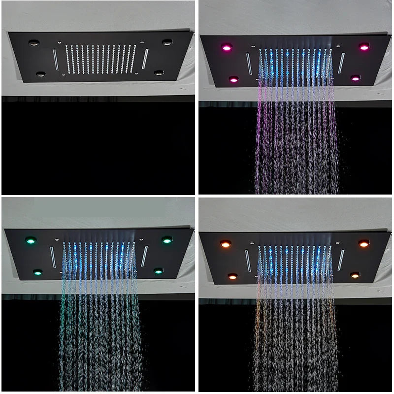 Afralia™ Smart LED Thermostatic Shower Faucet Set with Remote Control