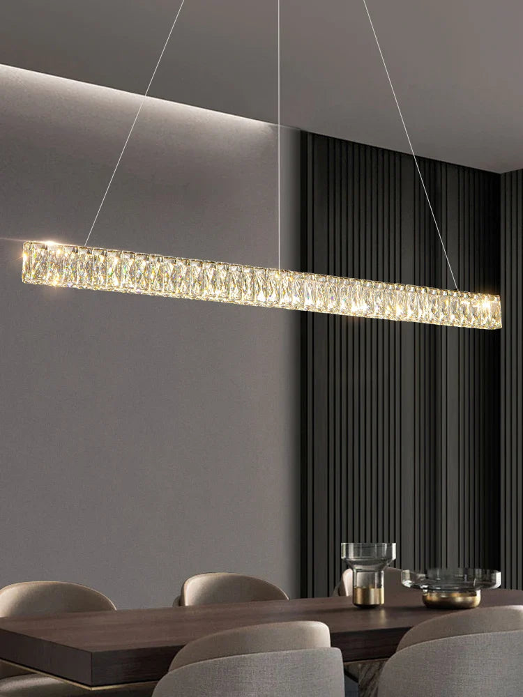 Afralia™ Luxury Crystal Chandelier for High-End Dining Tables by Italian Designer