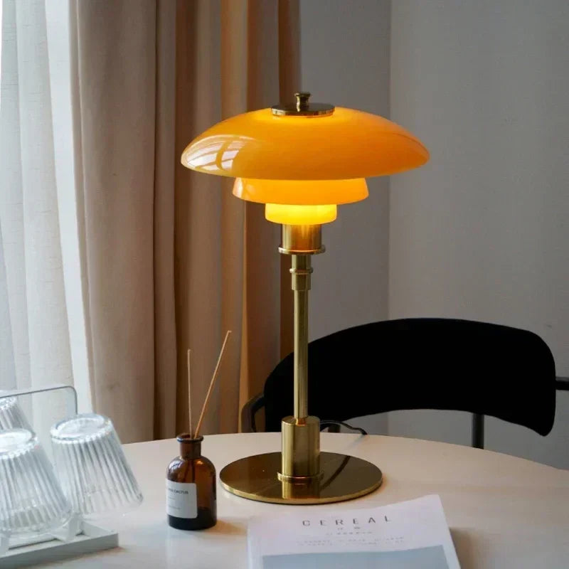 Afralia™ LED Glass Desk Lamp for Living Room Bedroom